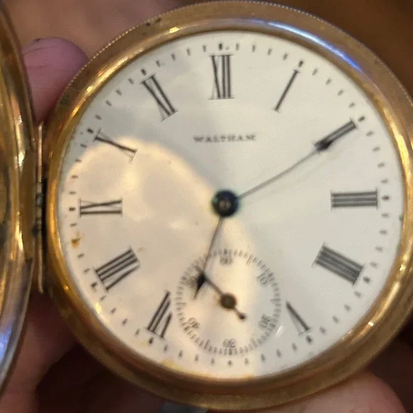 Gold Waltham Pocket Watch